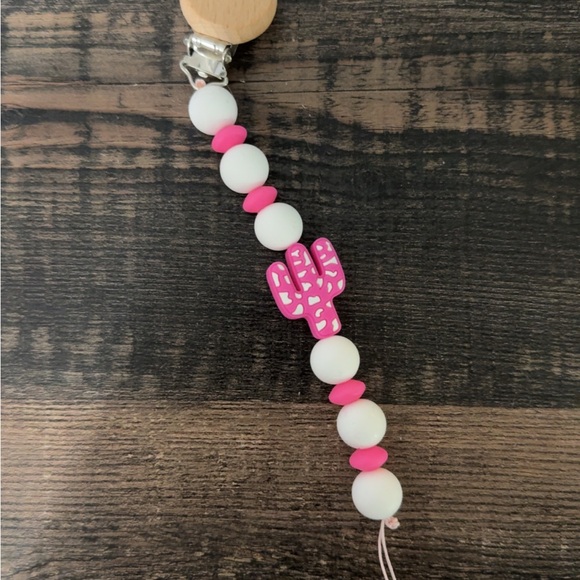 Colorful Beaded Pacifier Clips - Picture 14 of 15